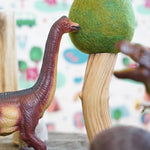 Green Rubber Toys Dinosaur Set