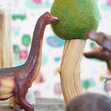 Green Rubber Toys Dinosaur Set