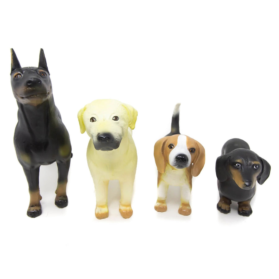 Green Rubber Toys natural rubber doberman