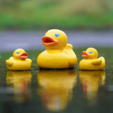 Green Rubber Toys Duck Family Bath Toy Set