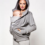 Love Radius Parent's Baby Wearing Hoodie - Heather Grey