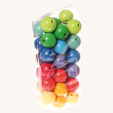 Grimm's 36 Coloured Beads 30mm