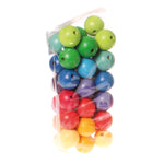 Grimm's 36 Coloured Beads 30mm