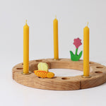 Grimm's Amber 100% Beeswax Candles - 12