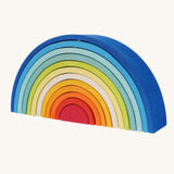 The Grimm's Gwawr Sunrise 12 Piece Rainbow on a plain background. 