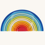 The Grimm's Gwawr Sunrise 12 Piece Rainbow on a plain background. 