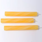 Grimm's Amber Marbled 25% Beeswax Candles x20