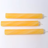 Grimm's Amber Marbled 25% Beeswax Candles x20