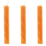 Grimm's Amber Marbled 25% Beeswax Candles x20