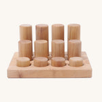 Grimm's Stacking Game Small Natural Rollers