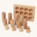 Grimm's Stacking Game Small Natural Rollers