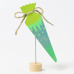 Grimm's Sweet Cone Decorative Figure - Neon Green