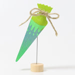 Grimm's Sweet Cone Decorative Figure - Neon Green