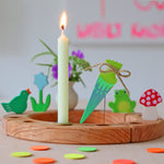 Grimm's Sweet Cone Decorative Figure - Neon Green