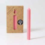 Grimm's Old Rose 10% Beeswax Candles - 12