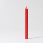 Grimm's Red 10% Beeswax Candles - 12