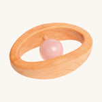 Grimm's Rose Quartz Baby Rattle