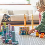 Grimm's Stacking Game Small Pastel Rollers