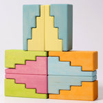 Grimm's Pastel Stepped Roofs