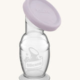 Haakaa Generation 2 Silicone 100ml Breast Pump with Suction Base and light purple cap 