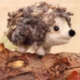 The Makerss - Small Curly Hedgehog Needle Felt Kit