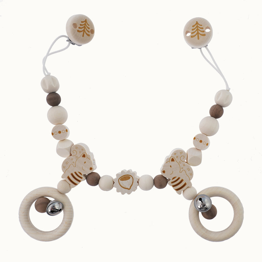 Heimess Baby Pram Chain - Squirrel pictured on a plain background