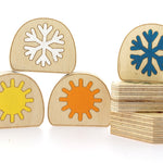 Hellion Toys Handcrafted Wooden Temperature Blobs