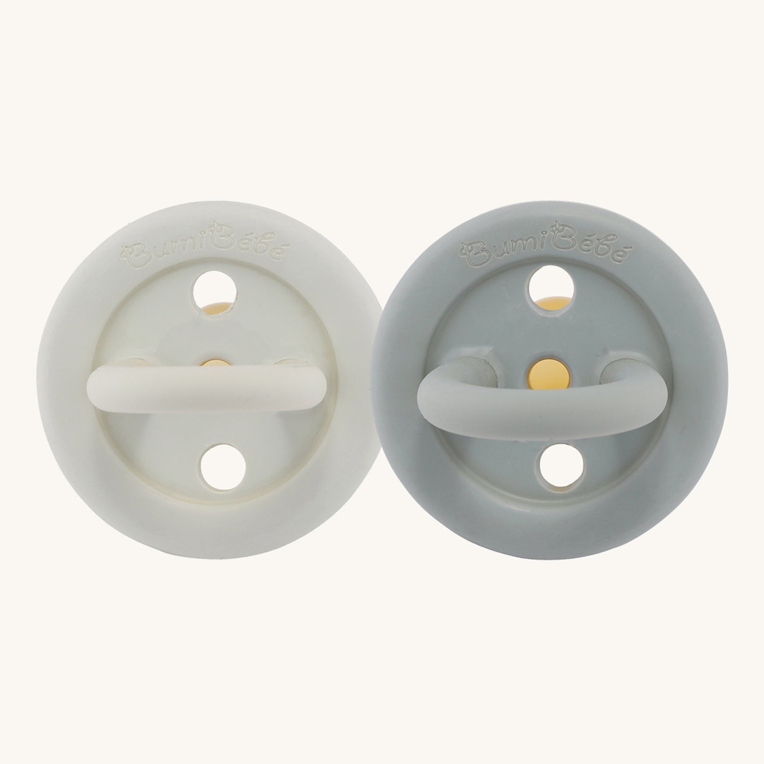 Hevea BumiBébé Round Pacifier 2 Pack - 3-36 Months