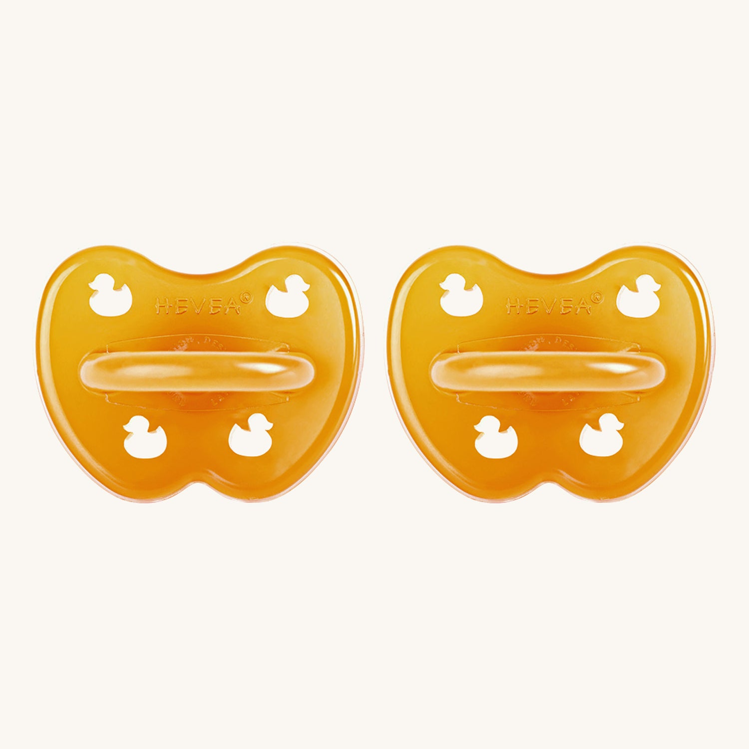 Hevea Symmetrical Baby Pacifier 2 Pack - 3-36 Months