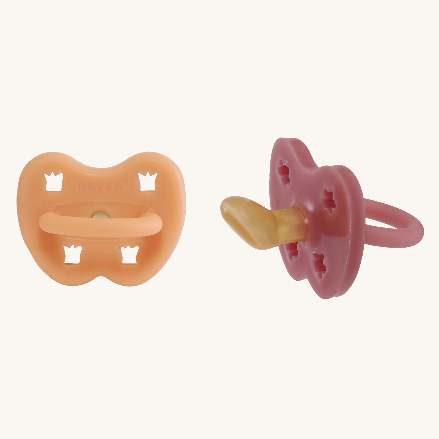 Paquet de 2 sucettes orthodontiques pour bébé Hevea - 3 à 36 mois