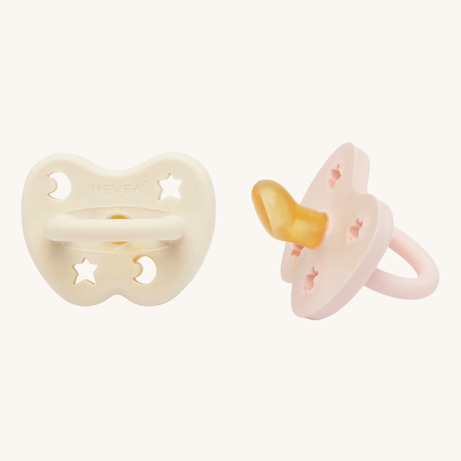 Paquet de 2 sucettes orthodontiques pour bébé Hevea - 0 à 3 mois