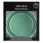 Gamelle pour chien Hevea On The Go - Menthe pâle