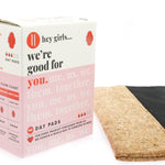 Hey Girls First Period Kit Pads & Panty Liners - Black Cork Bag