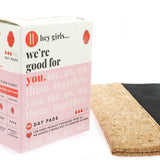 Hey Girls First Period Kit Pads & Panty Liners - Black Cork Bag