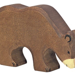 Holztiger nourrissant un ours brun