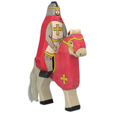 Holztiger Red Knight With Cape Riding (Without Horse)