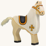 Holztiger White Tournament Horse