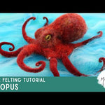 The Makerss - Small Octopus Needle Felt Kit