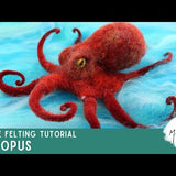 The Makerss - Small Octopus Needle Felt Kit