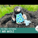 The Makerss - Small Busy Mr Mole Needle Felt Kit