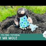 The Makerss - Small Busy Mr Mole Needle Felt Kit