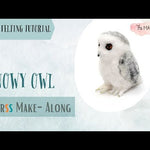 The Makerss - Small Snowy Owl Needle Felt Kit