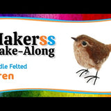 The Makerss - Small Wren Needle Felt Kit