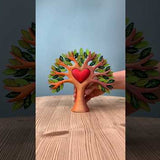 Bumbu Wooden Heart Tree