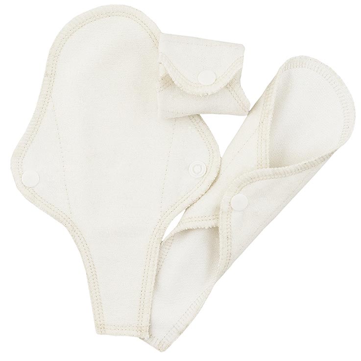 Imse Vimse - Lot de 3 protège-slips en coton biologique