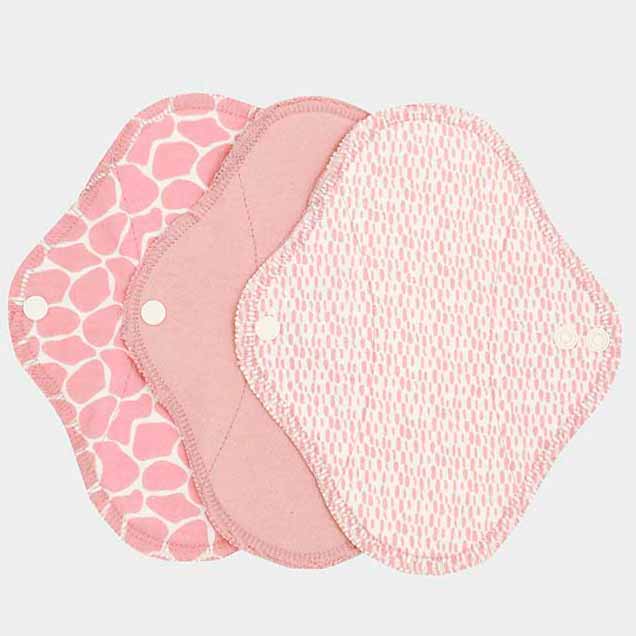 Imse Cloth Pad Starter Kit -  ImseVimse Blossom 3 pantyliner pads