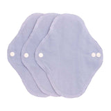 Imse Cotton Flannel Panty Liners 3 Pack - Denim Solid