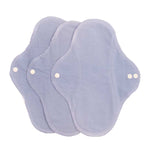 Imse Classic Cotton Flannel Regular Menstrual Pads 3 Pack - Denim Solid