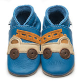 Inch Blue Firetruck Blue/Cream Baby Shoes