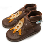 Inch Blue Zoom Chocolate Baby Shoes